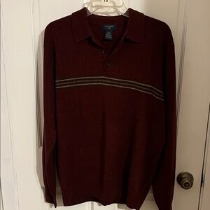Dockers Burgundy Knit Pullover